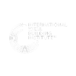 International WELL Building Institute logo with circular design, black background.